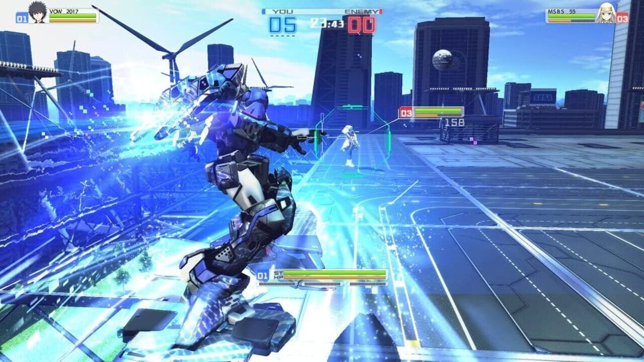 Screenshot for Cyber Troopers: Virtual On x Toaru Majutsu no Index - Toaru Majutsu no Dennou Senki