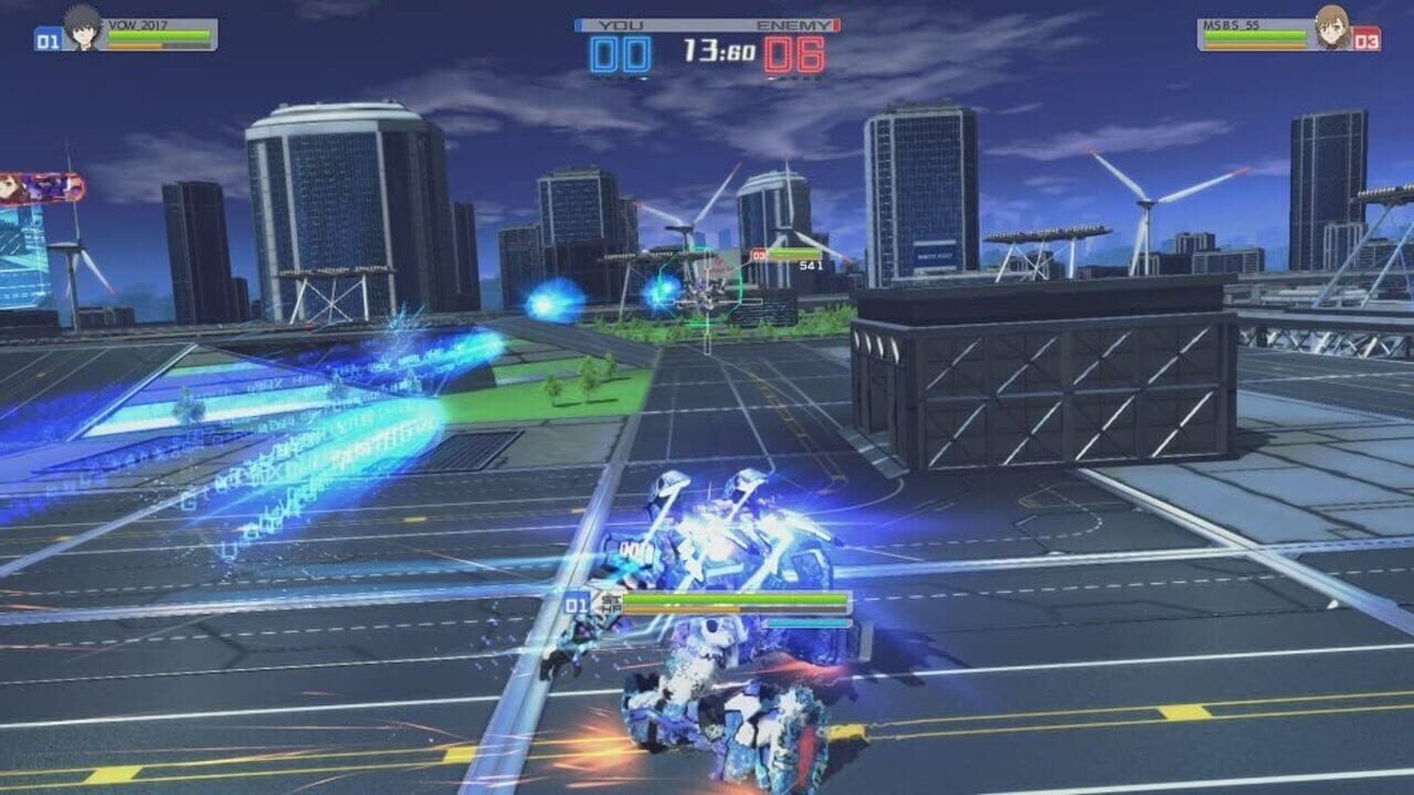 Screenshot for Cyber Troopers: Virtual On x Toaru Majutsu no Index - Toaru Majutsu no Dennou Senki