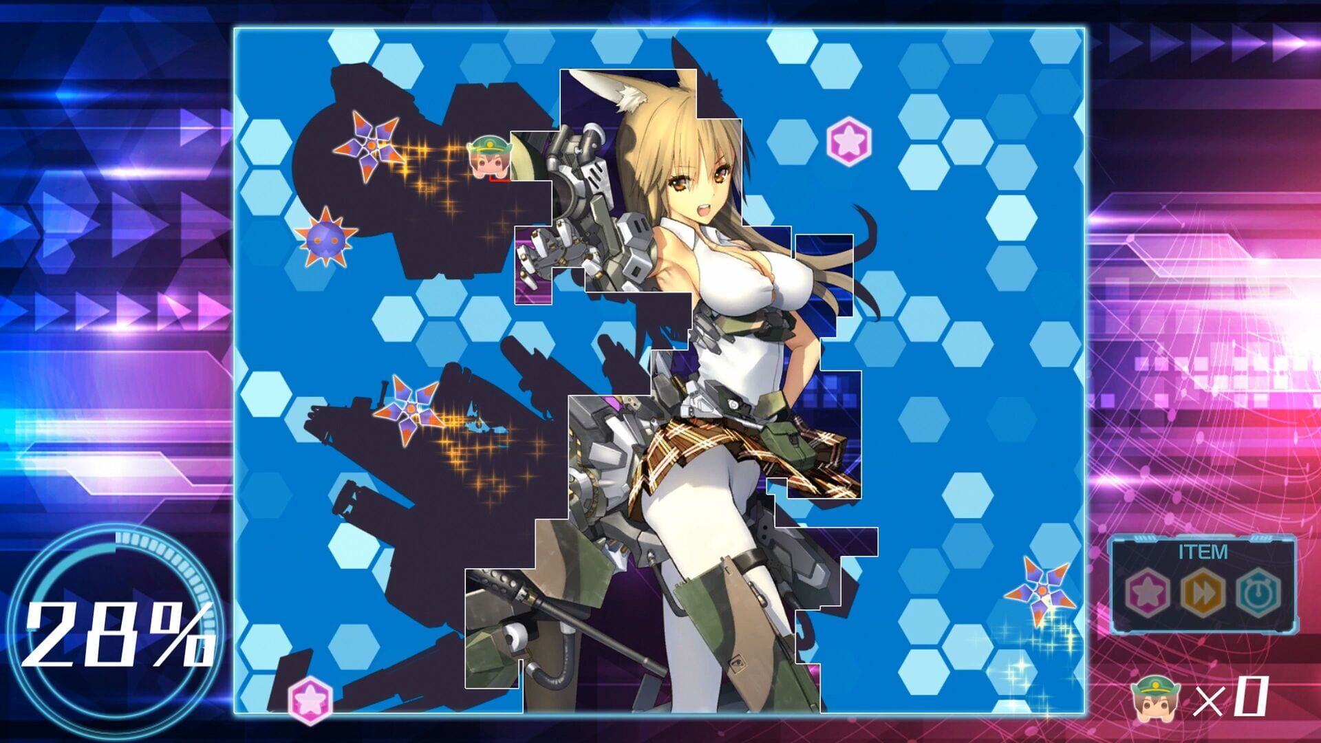 Screenshot for Bishoujo Battle Cyber Panic!