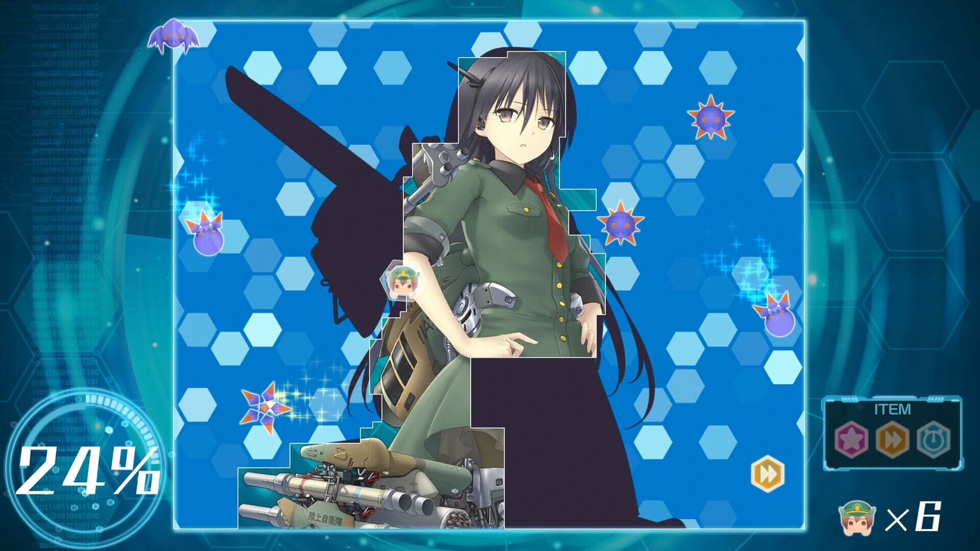 Screenshot for Bishoujo Battle Cyber Panic!