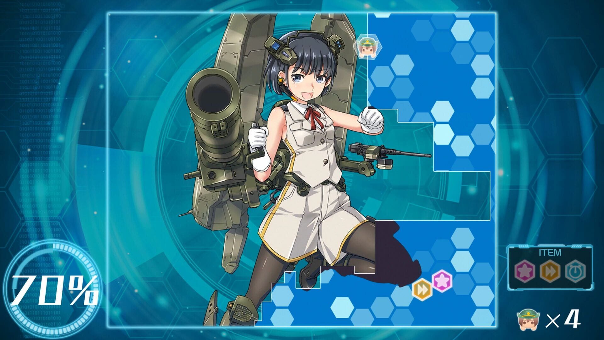 Screenshot for Bishoujo Battle Cyber Panic!
