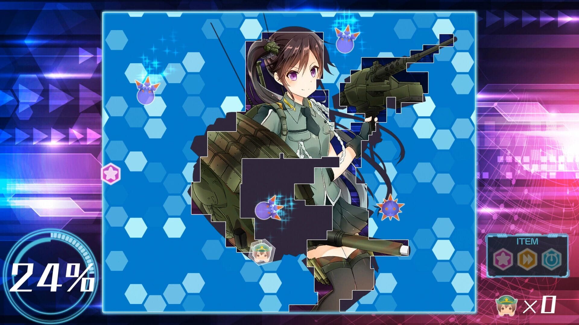 Screenshot for Bishoujo Battle Cyber Panic!
