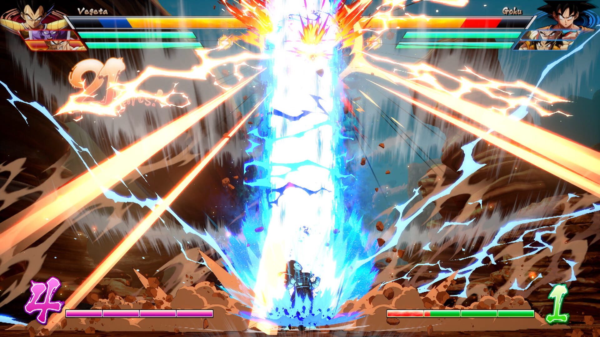 Screenshot for Dragon Ball FighterZ: Vegeta