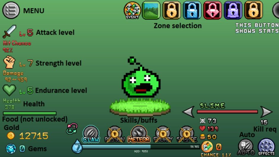 Screenshot for Idle Skilling
