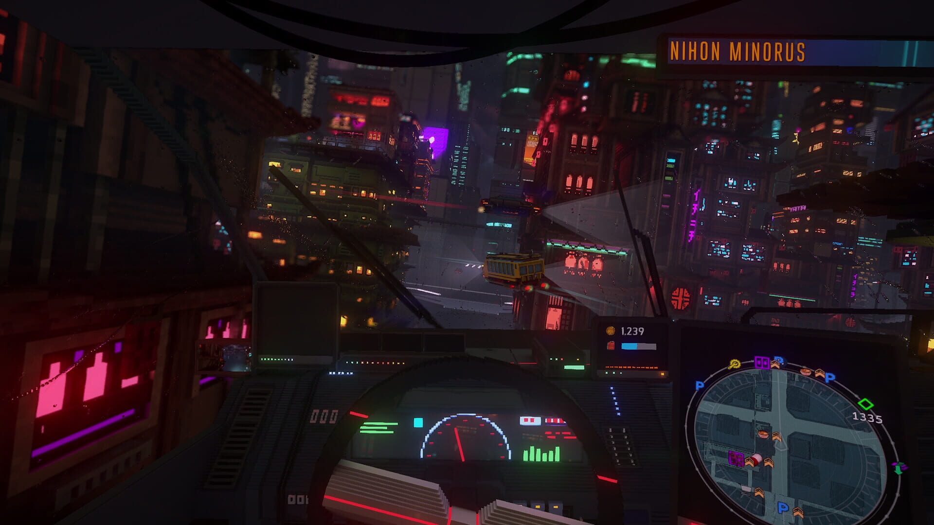 Screenshot for Cloudpunk: City of Ghosts