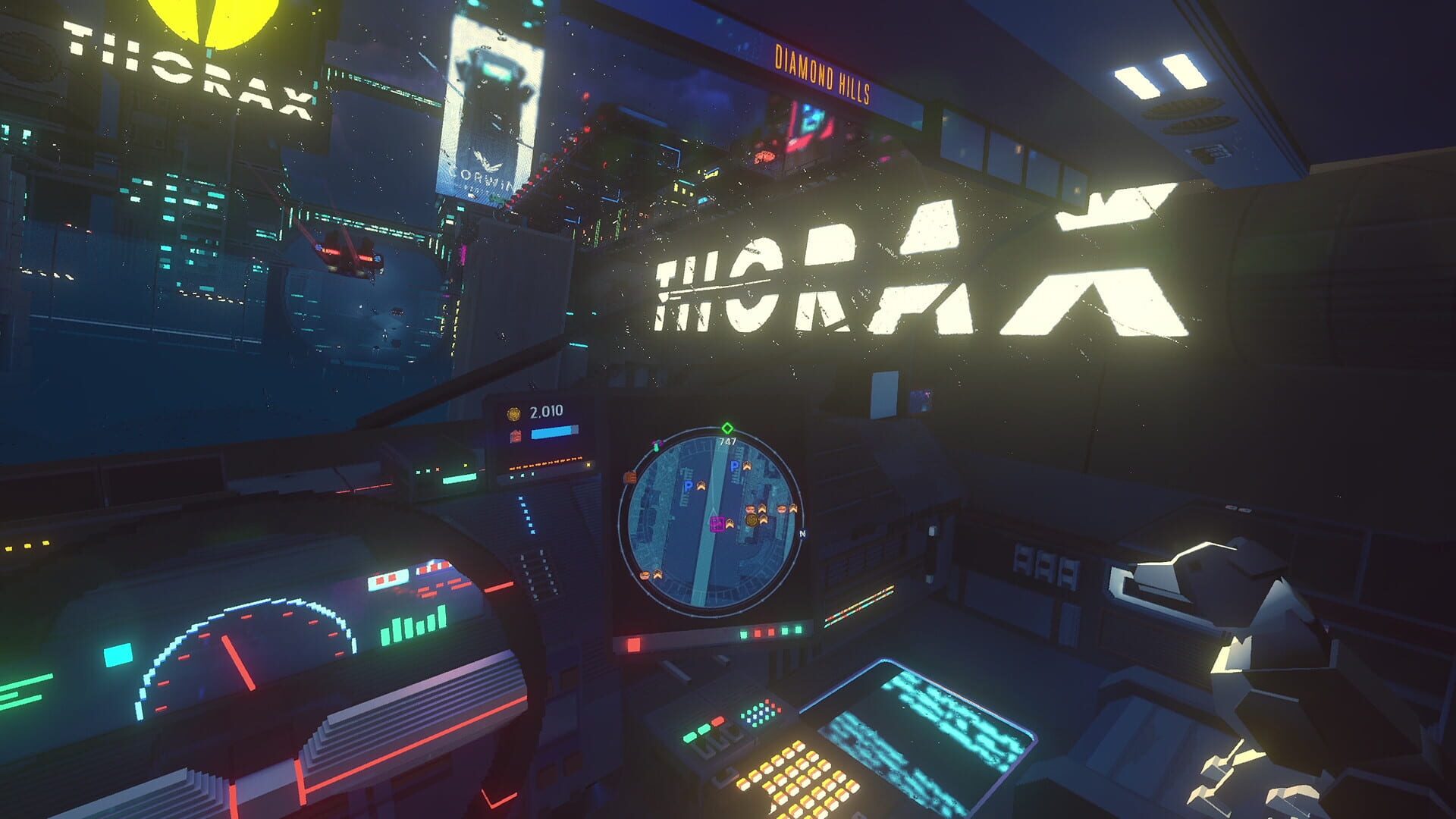 Screenshot for Cloudpunk: City of Ghosts