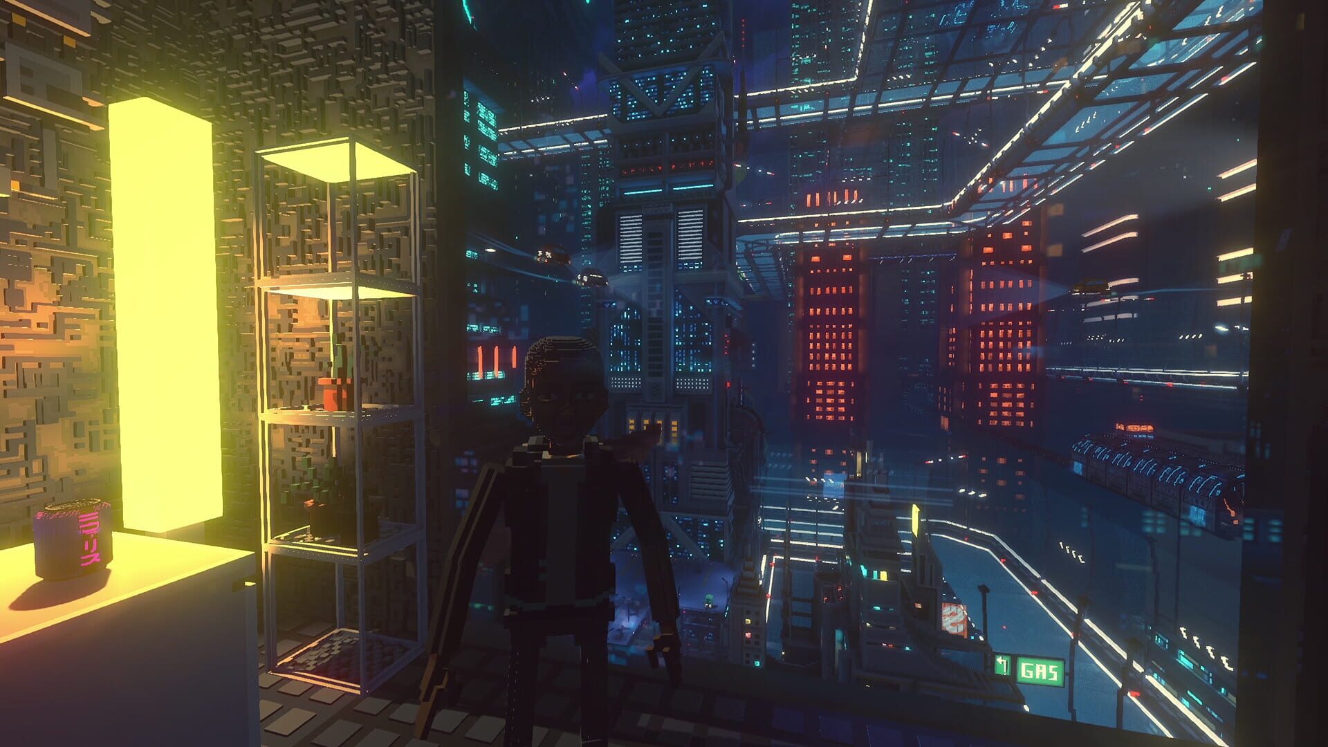 Screenshot for Cloudpunk: City of Ghosts