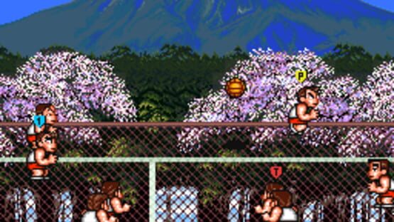 Screenshot for Kunio's Dodgeball Time, C'mon Guys!
