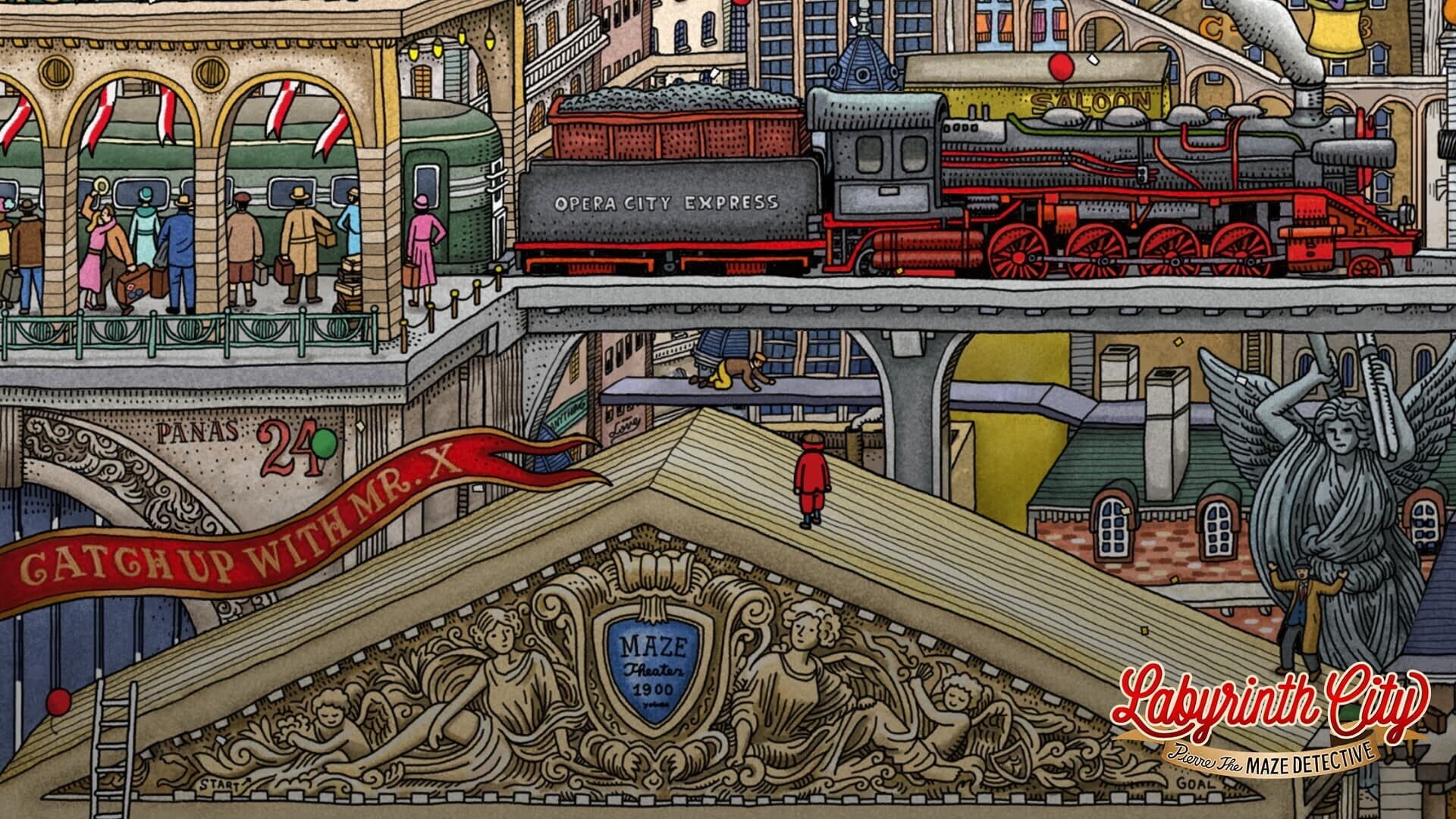 Screenshot for Labyrinth City: Pierre the Maze Detective