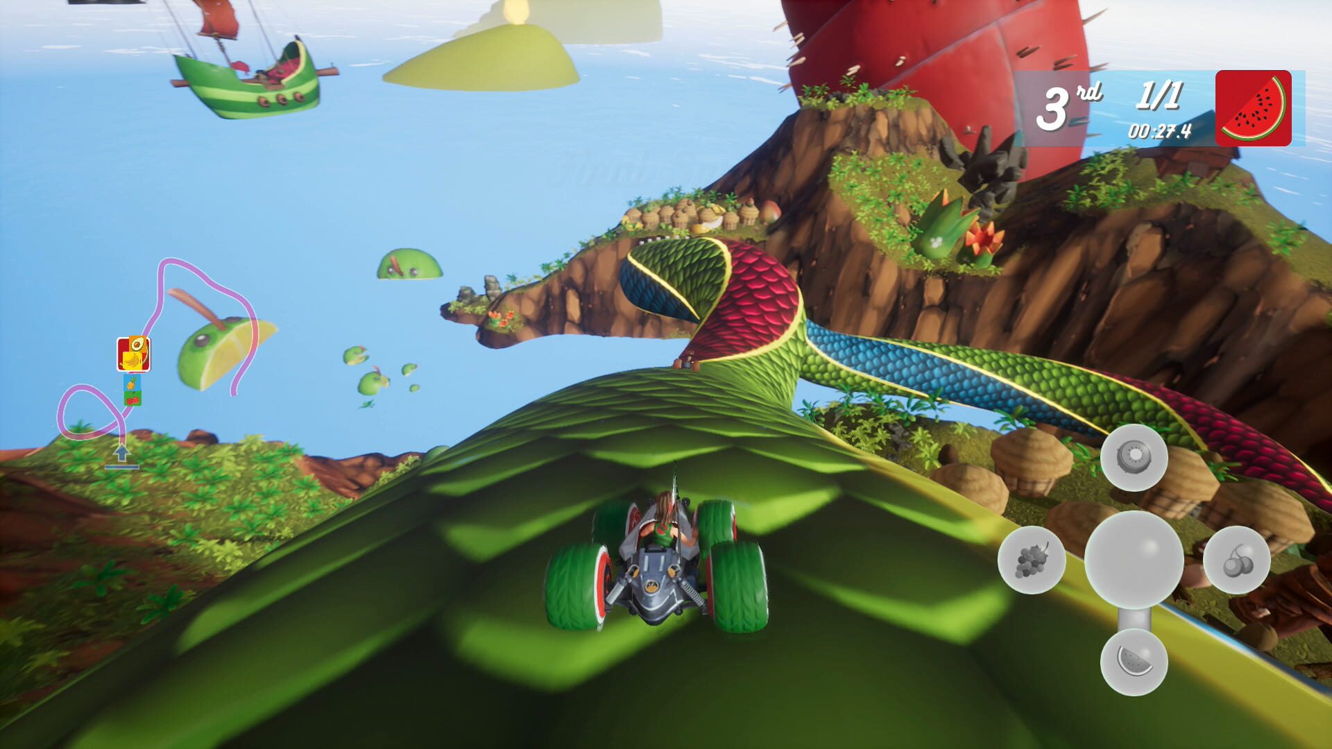 Screenshot for All-Star Fruit Racing