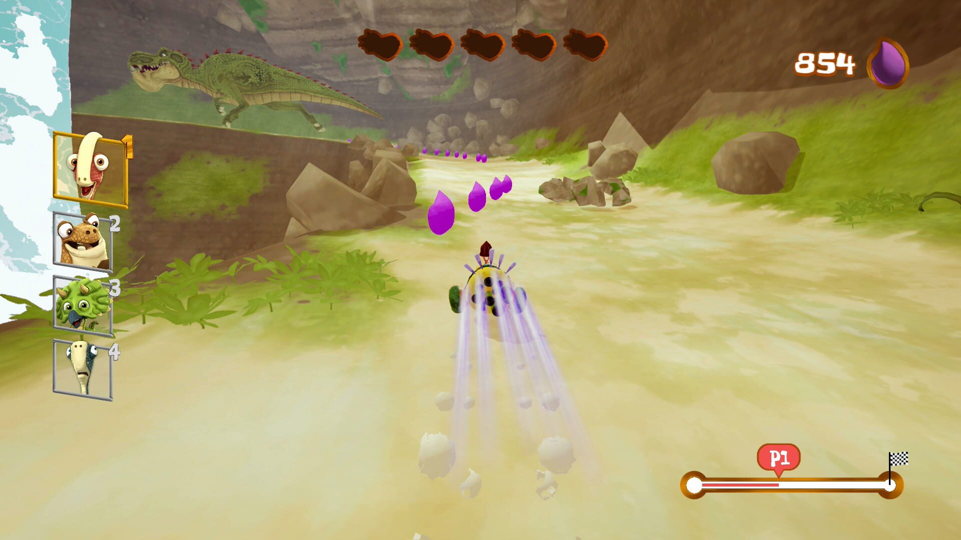 Screenshot for Gigantosaurus: The Game