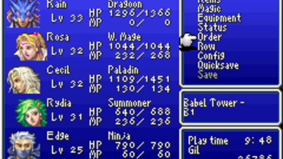 Screenshot for Final Fantasy IV Advance