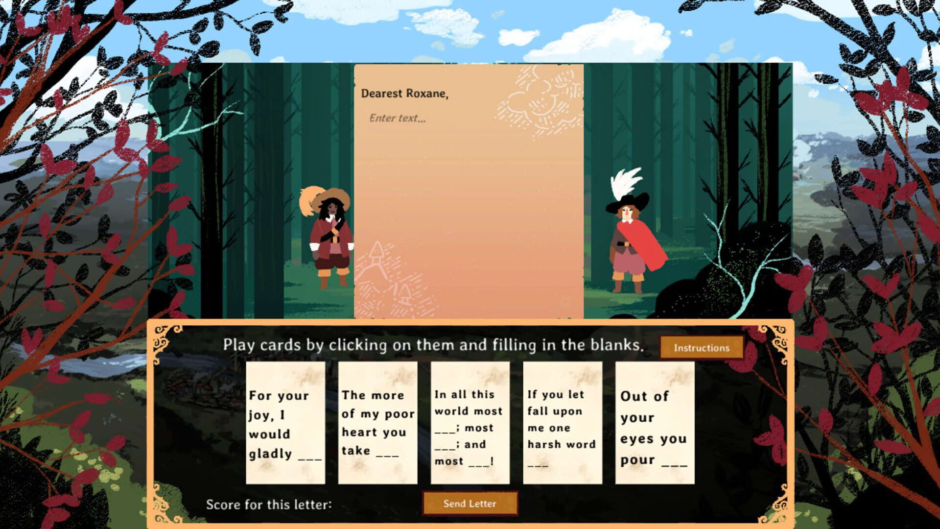 Screenshot for LudoNarraCon Supporter Pack featuring Cyrano