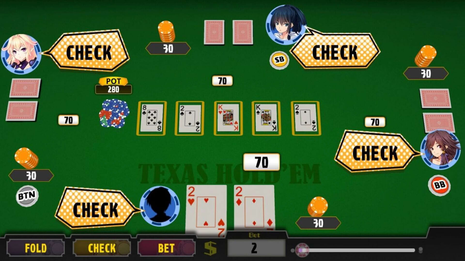 Screenshot for Poker Pretty Girls Battle: Fantasy World Edition