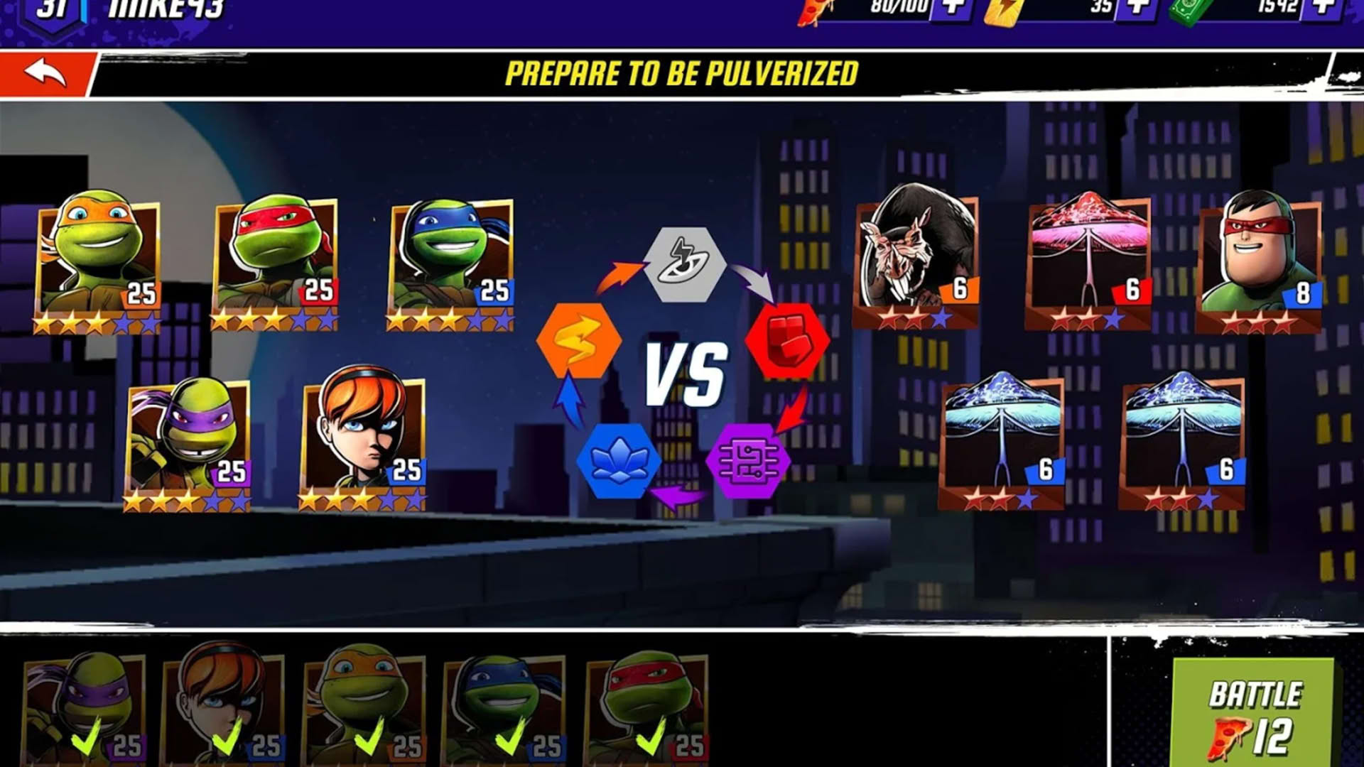 Screenshot for Teenage Mutant Ninja Turtles Legends