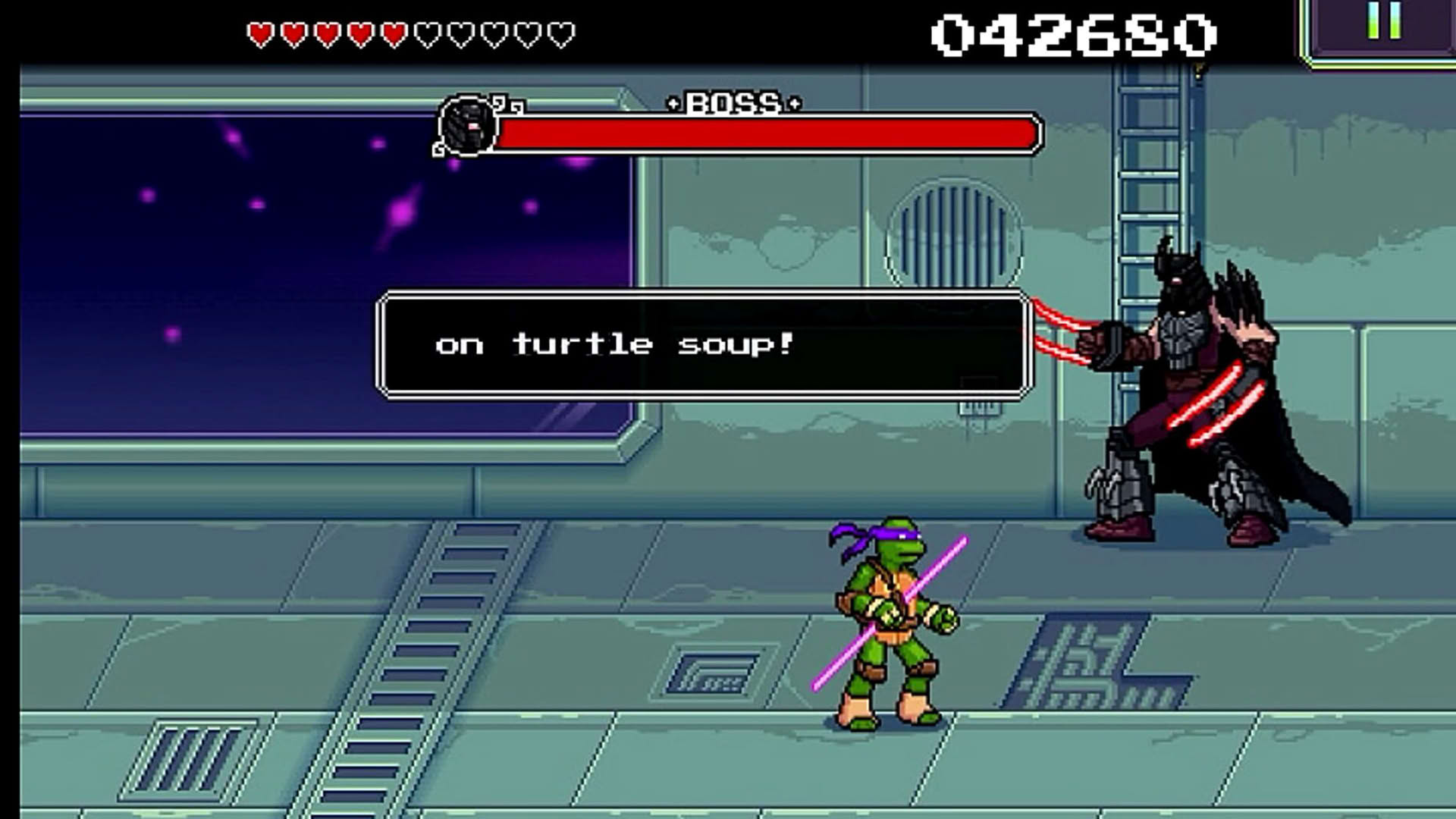 Screenshot for Teenage Mutant Ninja Turtles: Donnie Saves a Princess