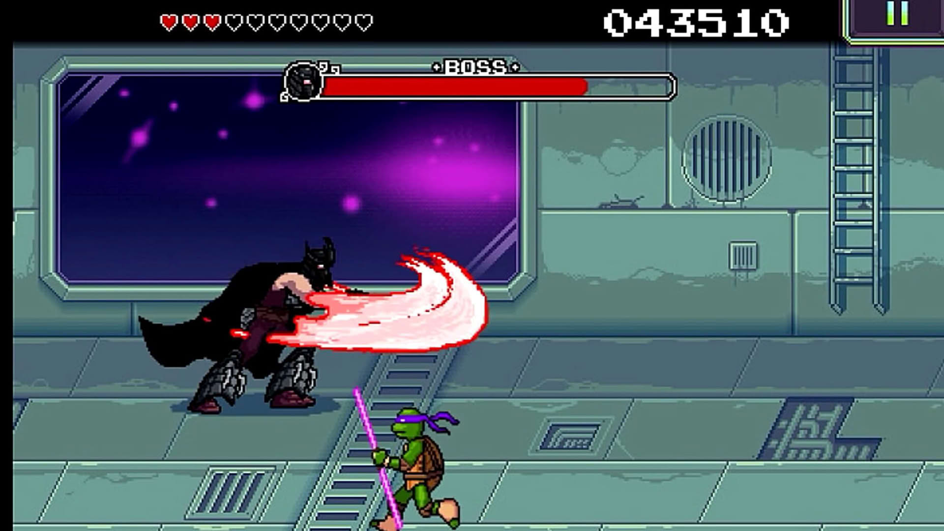 Screenshot for Teenage Mutant Ninja Turtles: Donnie Saves a Princess
