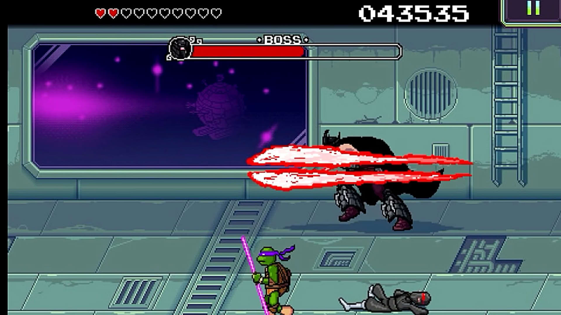 Screenshot for Teenage Mutant Ninja Turtles: Donnie Saves a Princess