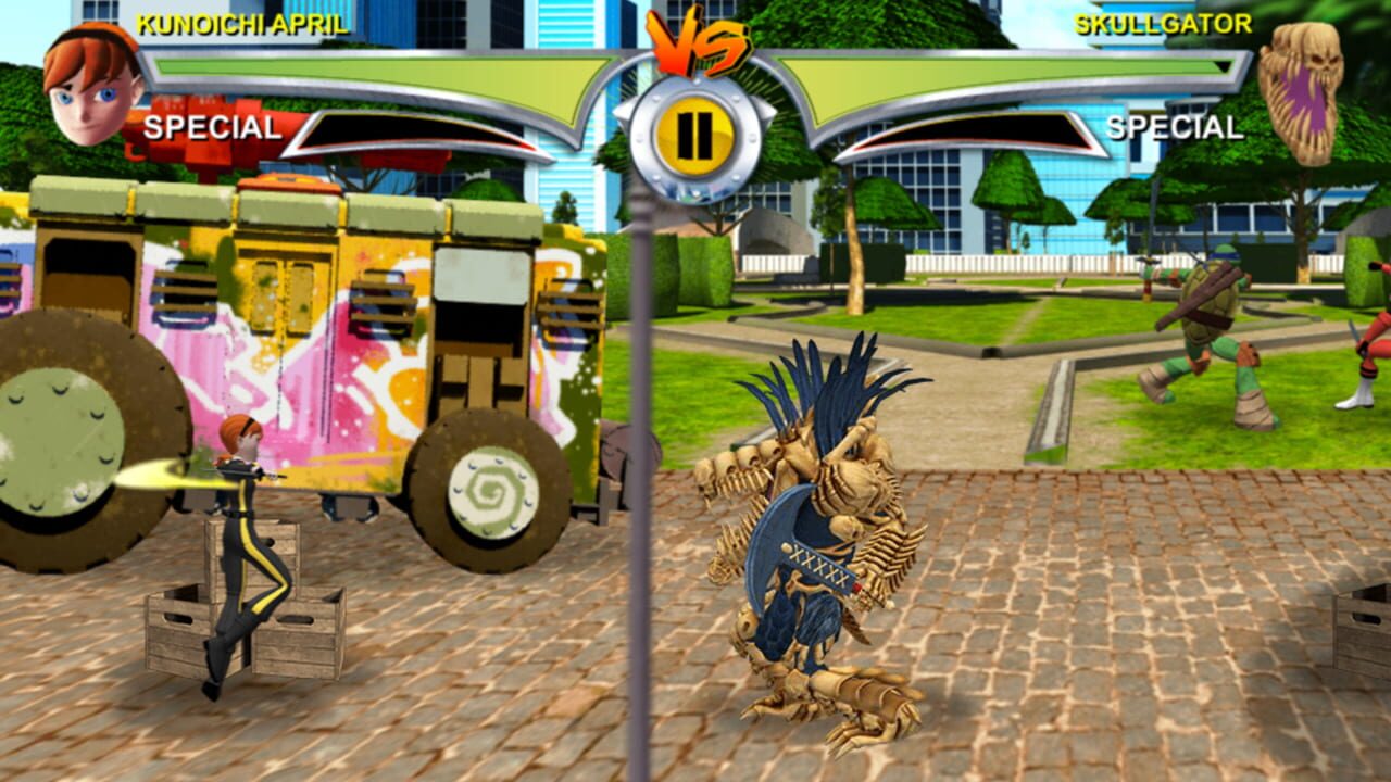 Screenshot for Power Rangers vs Teenage Mutant Ninja Turtles: Ultimate Hero Clash 2