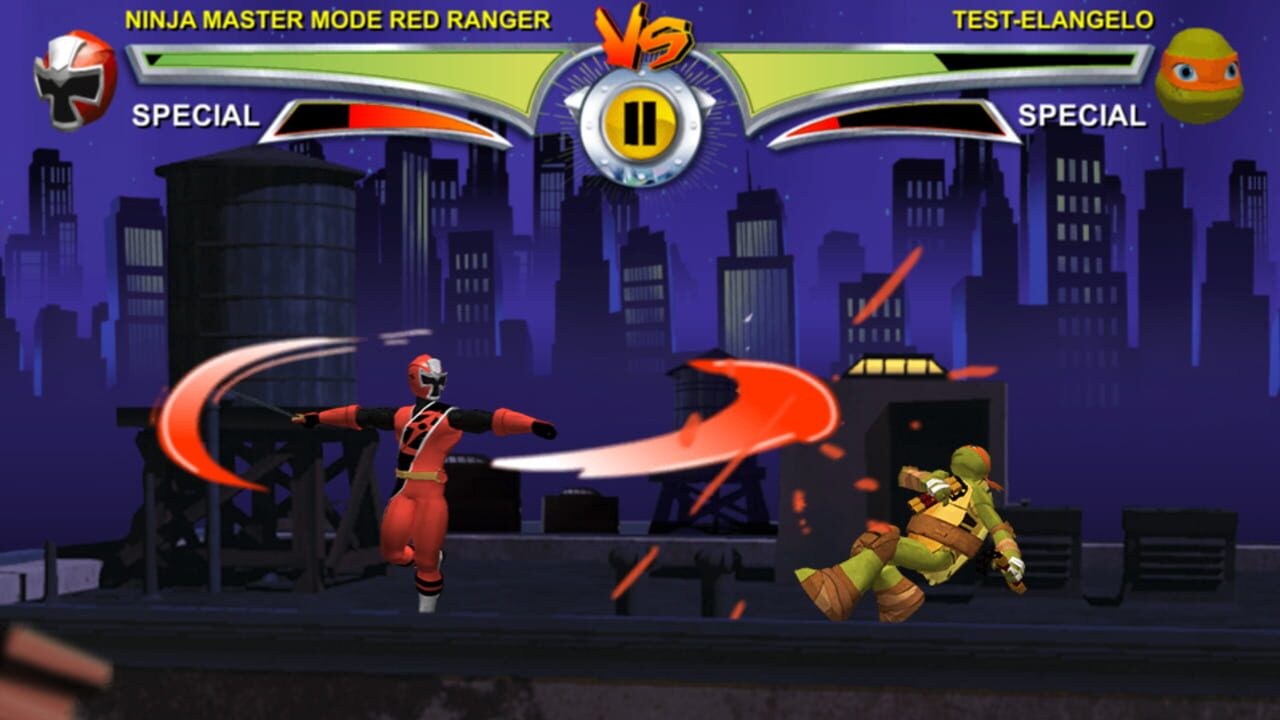 Screenshot for Power Rangers vs Teenage Mutant Ninja Turtles: Ultimate Hero Clash 2