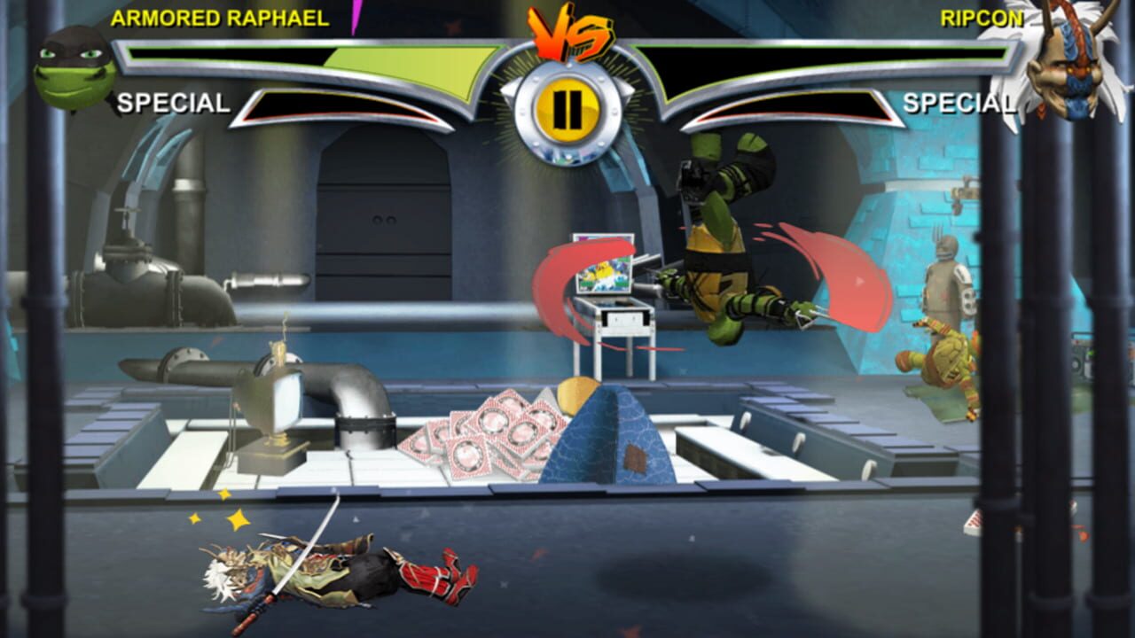 Screenshot for Power Rangers vs Teenage Mutant Ninja Turtles: Ultimate Hero Clash 2