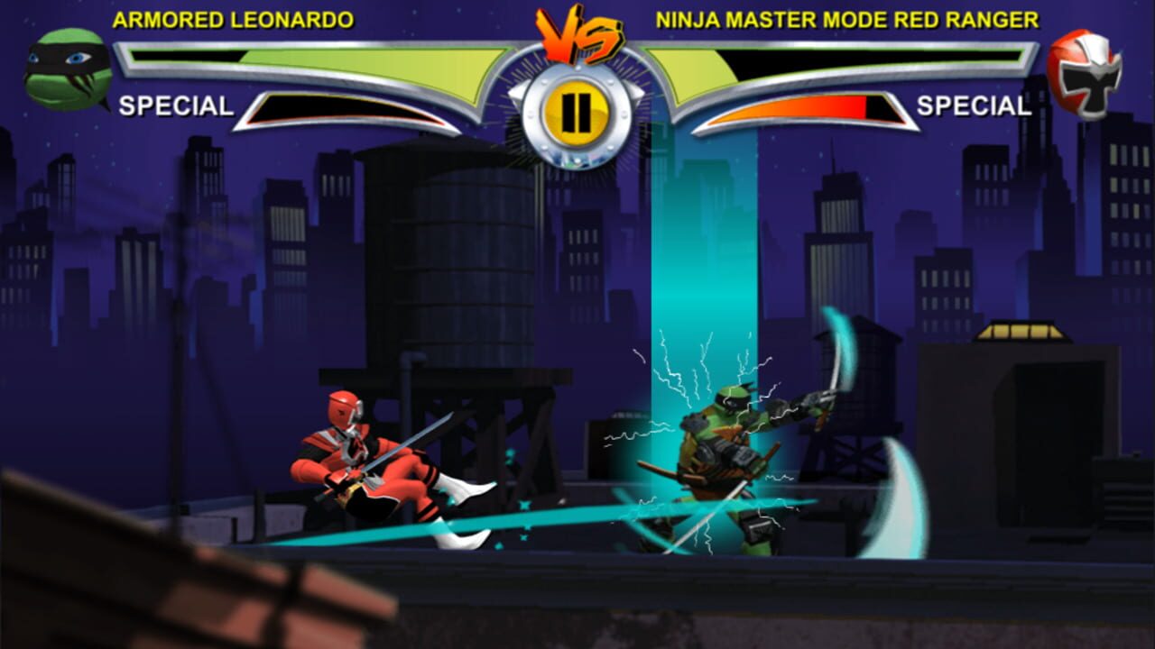 Screenshot for Power Rangers vs Teenage Mutant Ninja Turtles: Ultimate Hero Clash 2