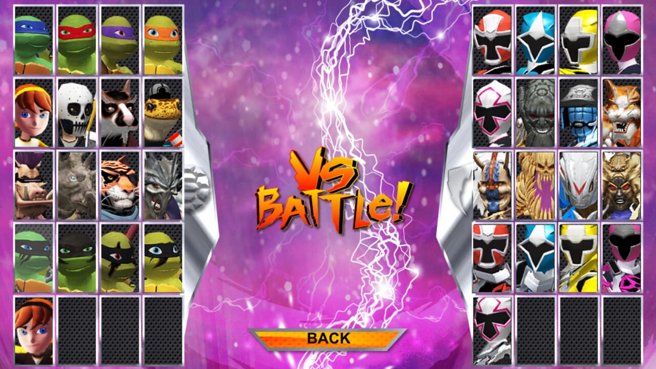 Screenshot for Power Rangers vs Teenage Mutant Ninja Turtles: Ultimate Hero Clash 2