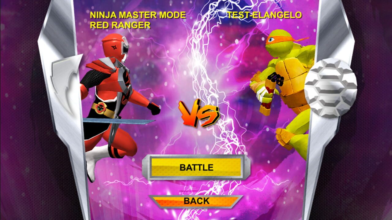 Screenshot for Power Rangers vs Teenage Mutant Ninja Turtles: Ultimate Hero Clash 2