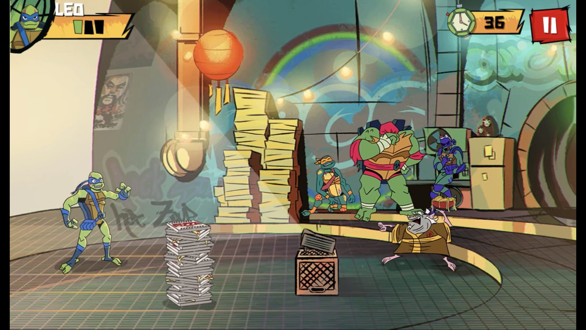 Screenshot for Rise of the Teenage Mutant Ninja Turtles: Epic Mutant Missions