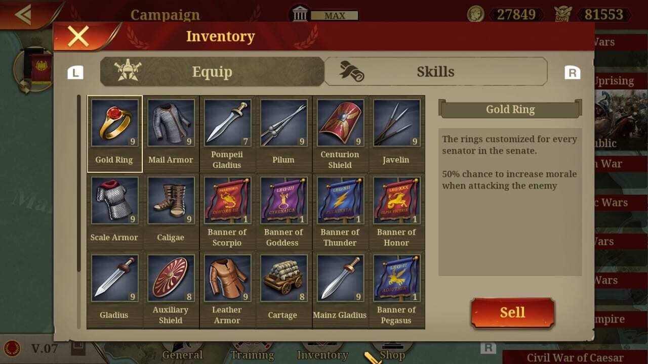 Screenshot for Great Conqueror: Rome