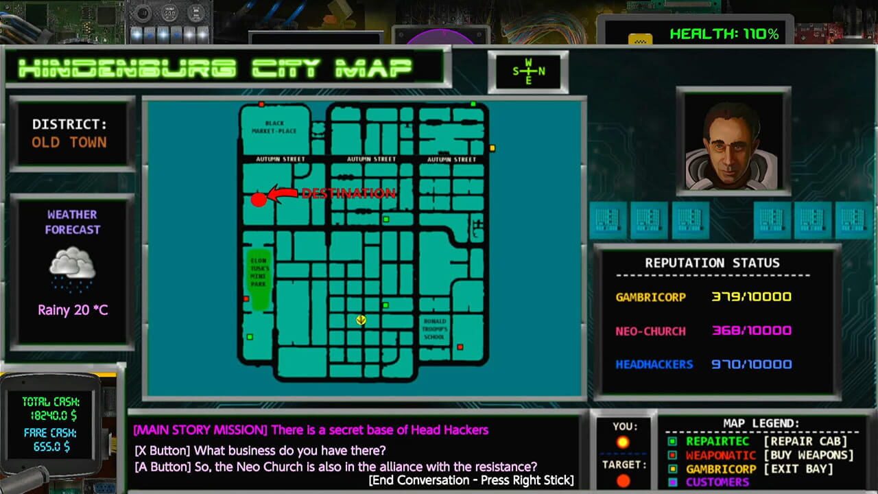 Screenshot for CyberTaxi