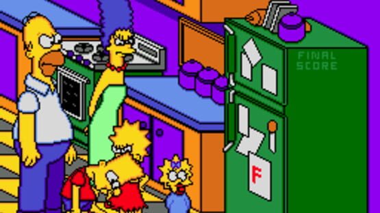 Screenshot for The Simpsons: Bart's Nightmare