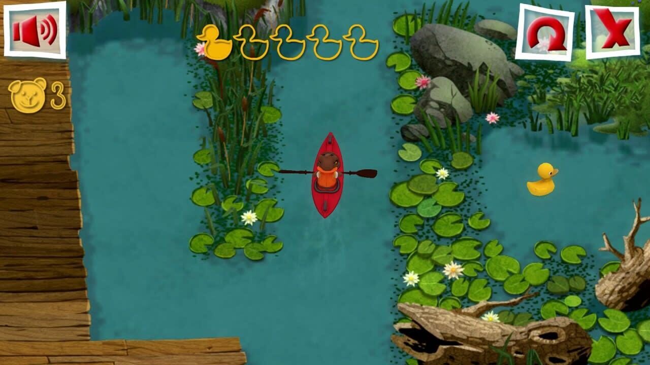 Screenshot for Teddy the Wanderer: Kayaking