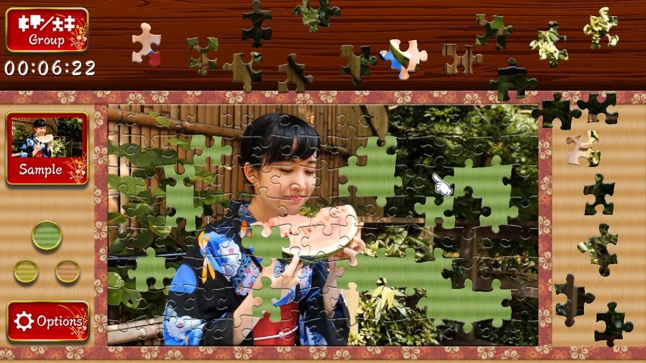Screenshot for Animated Jigsaws: Japanese Women