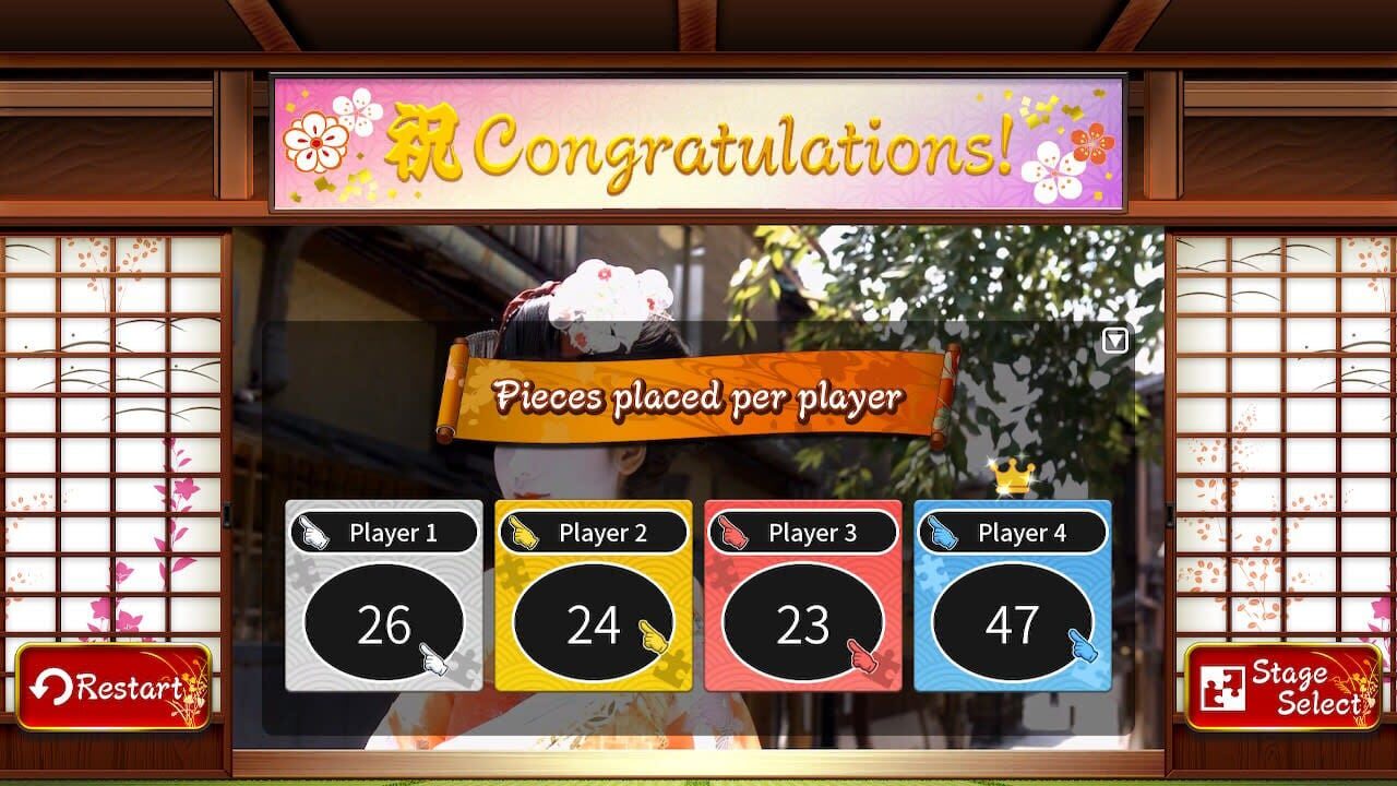Screenshot for Animated Jigsaws: Japanese Women