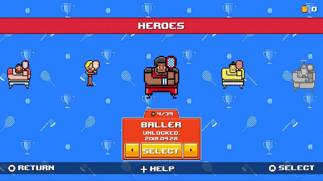 Screenshot for Timber Tennis: Versus
