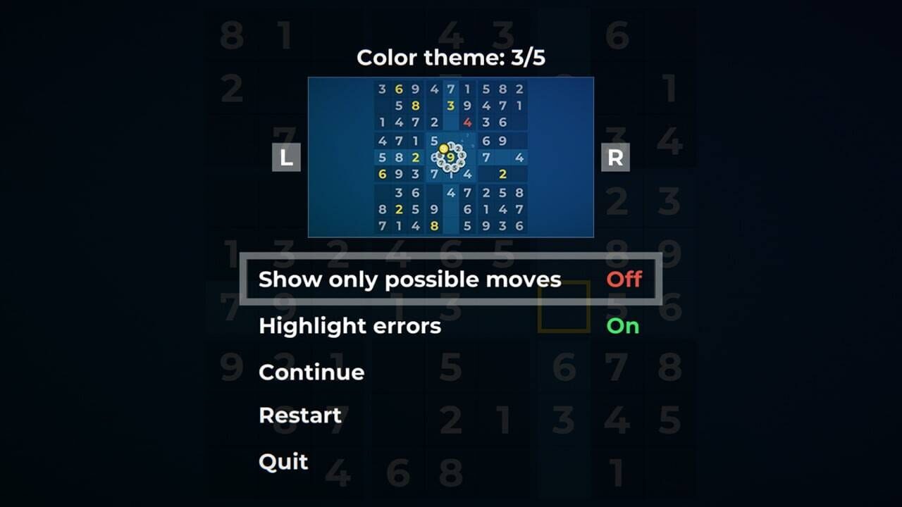 Screenshot for Sudoky