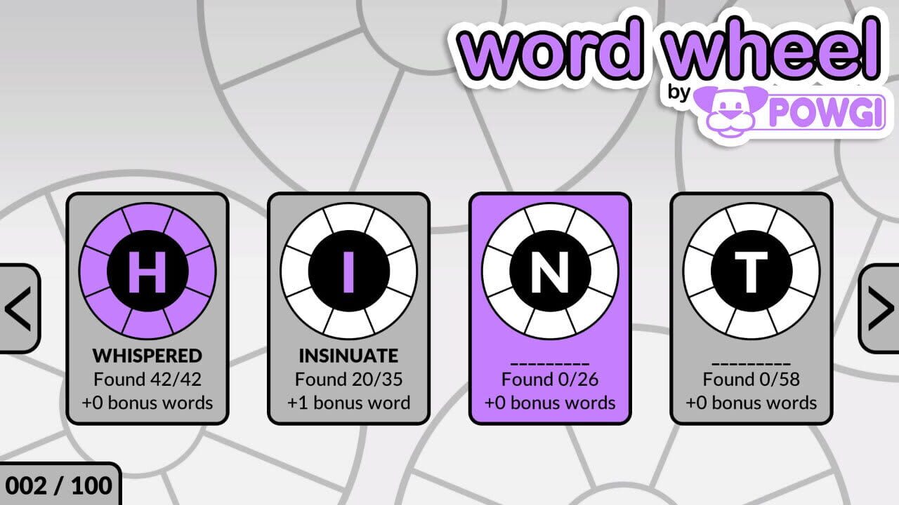 Screenshot for Word Wheel by Powgi