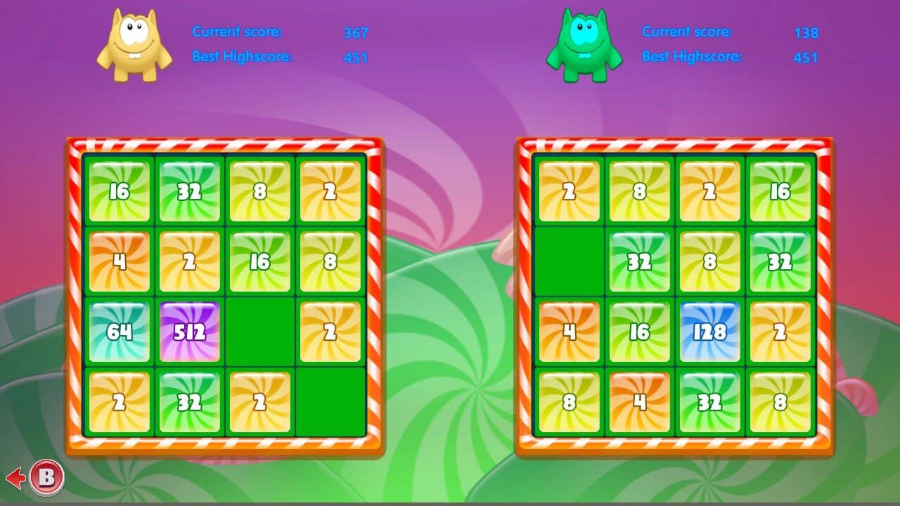 Screenshot for Candy 2048 Challenge