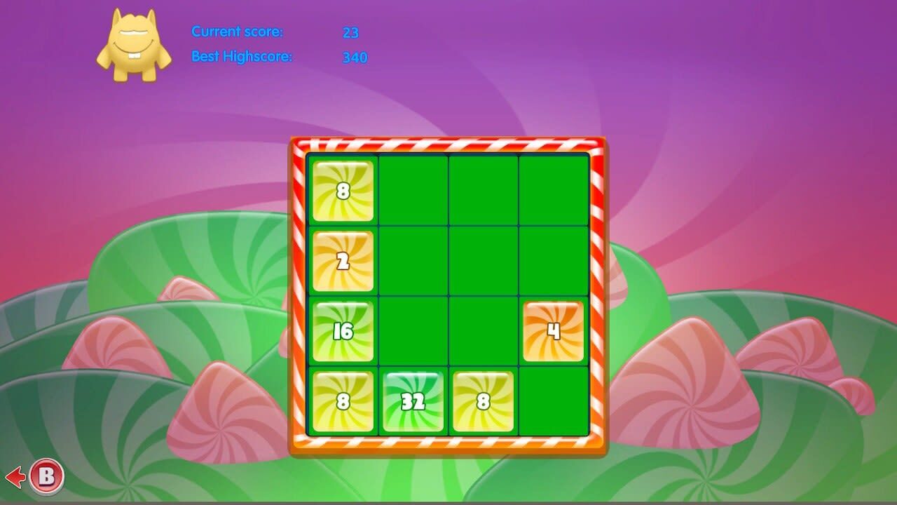 Screenshot for Candy 2048 Challenge