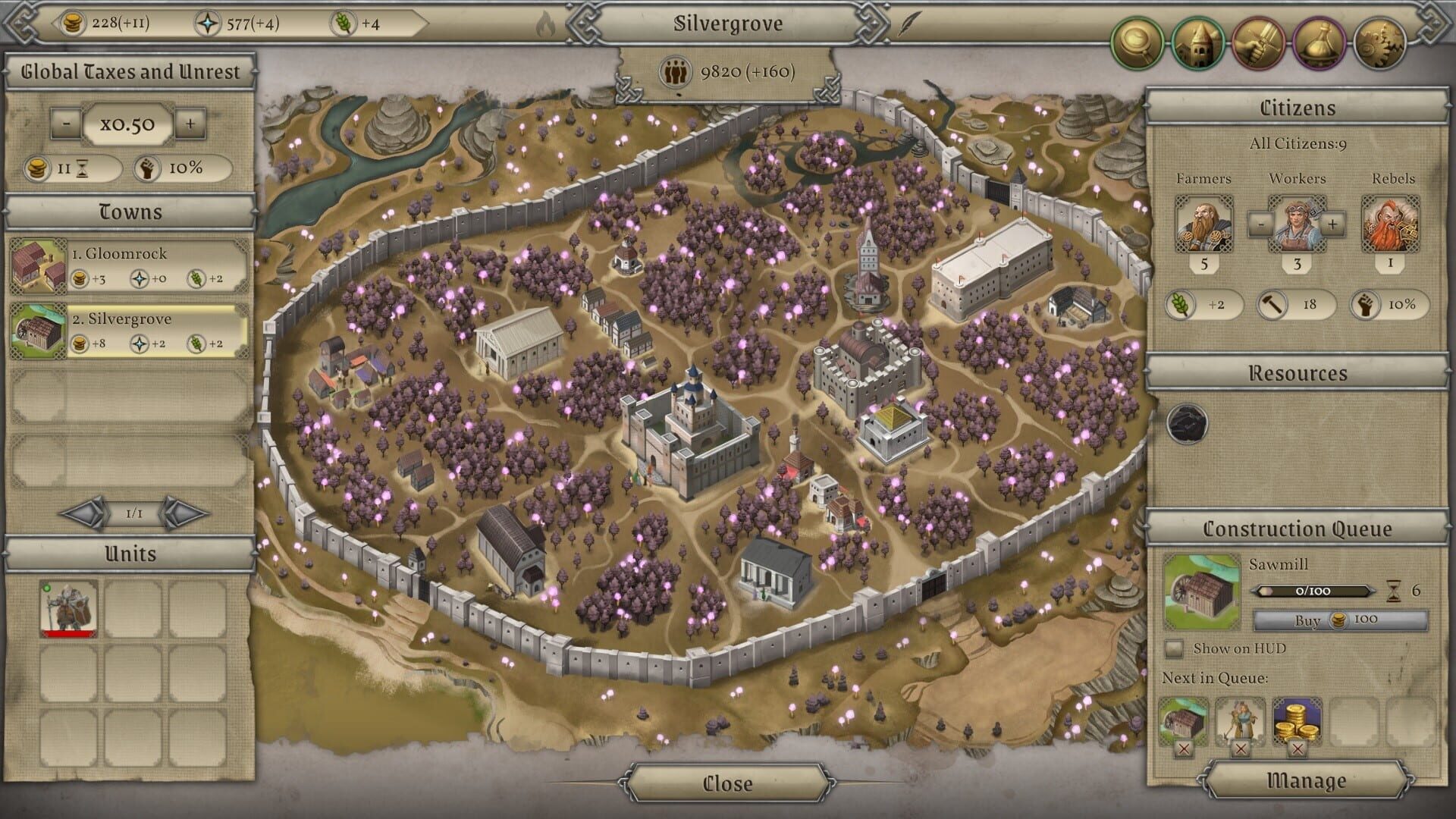 Screenshot for Master of Magic