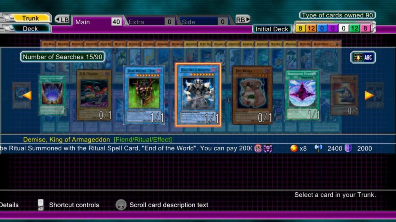 Screenshot for Yu-Gi-Oh! 5D's Decade Duels Plus