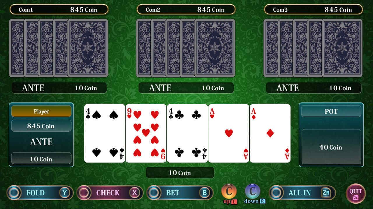 Screenshot for THE Card: Poker, Texas hold 'em, Blackjack and Page One