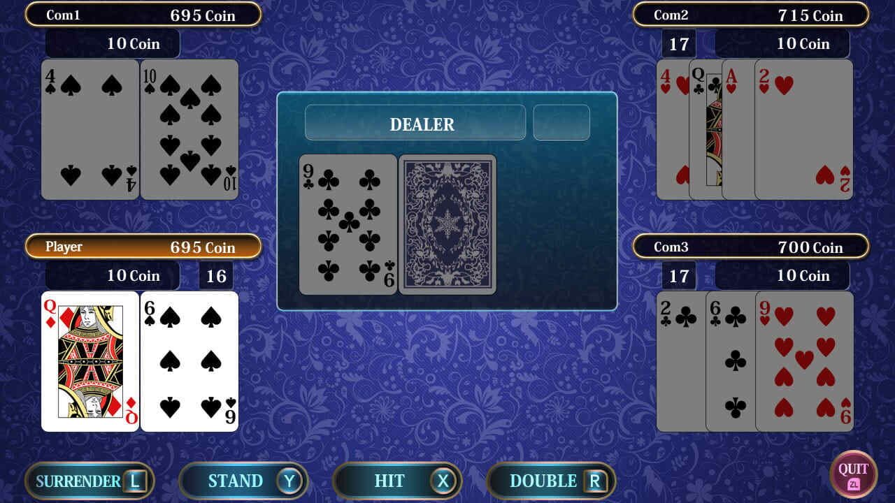 Screenshot for THE Card: Poker, Texas hold 'em, Blackjack and Page One