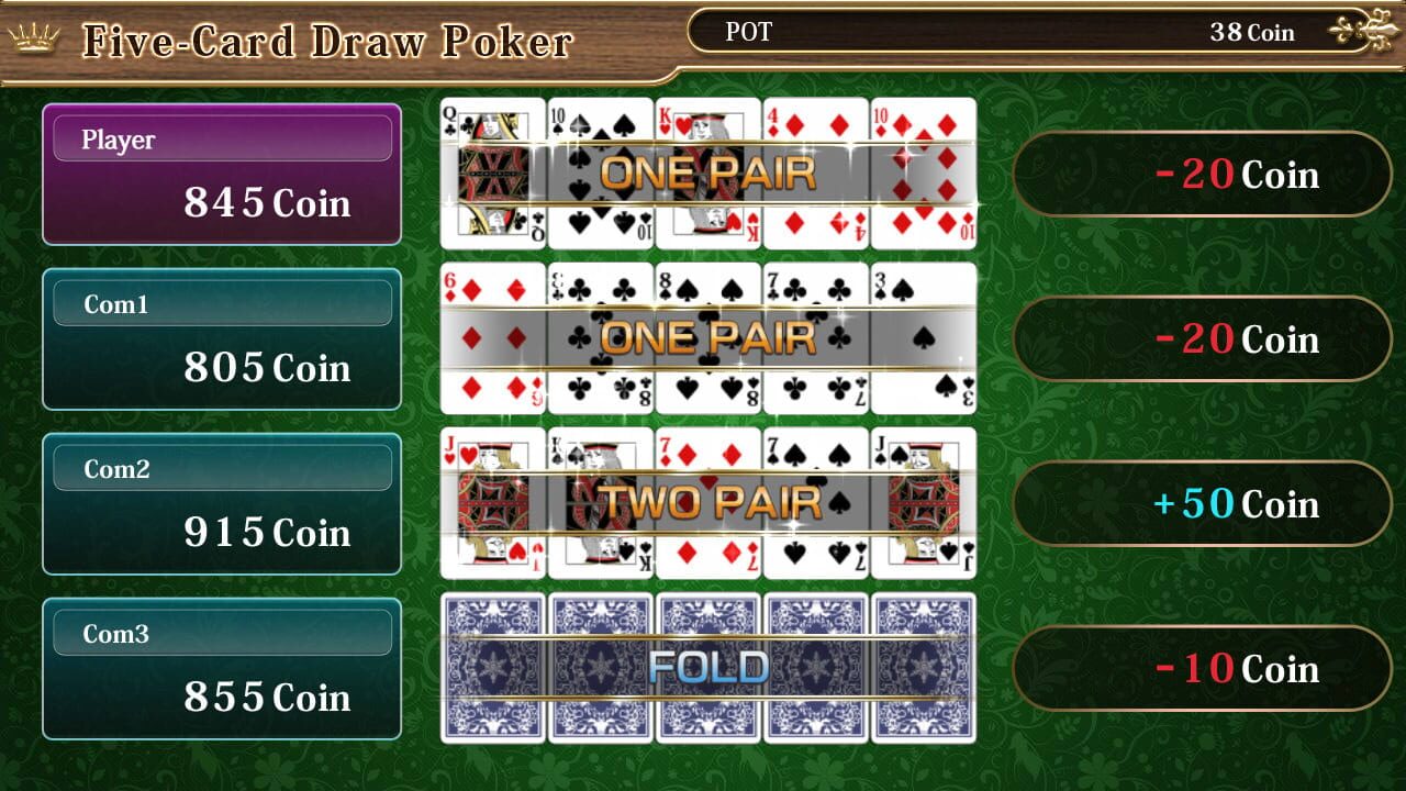 Screenshot for THE Card: Poker, Texas hold 'em, Blackjack and Page One