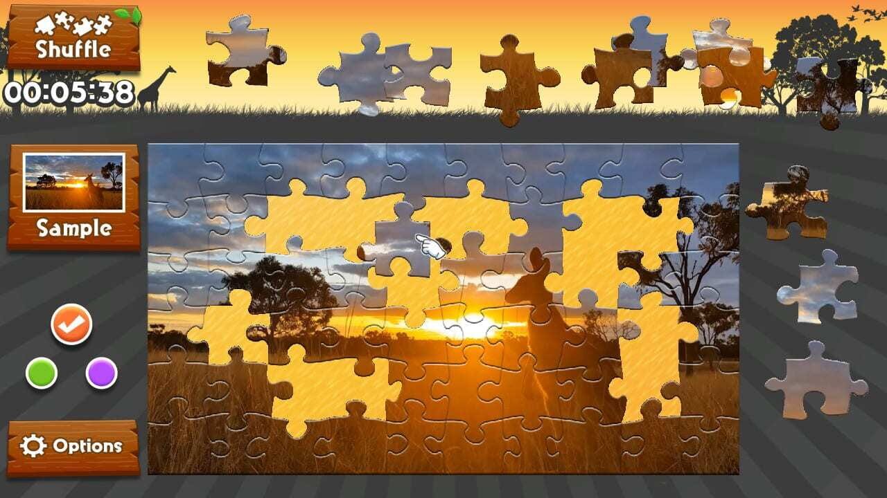 Screenshot for Animated Jigsaws: Wild Animals