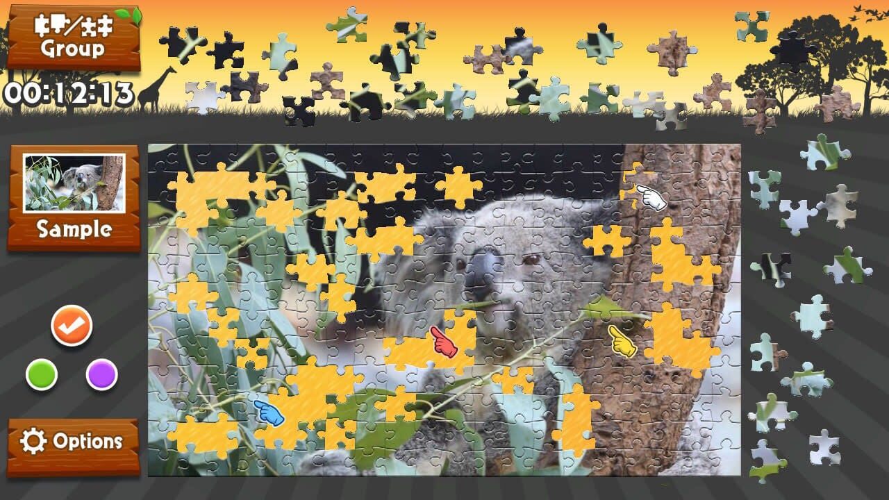 Screenshot for Animated Jigsaws: Wild Animals