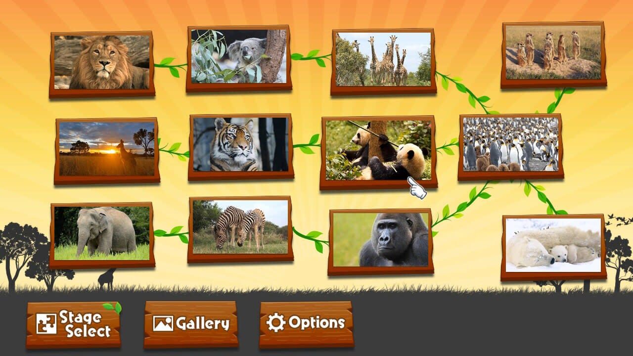 Screenshot for Animated Jigsaws: Wild Animals