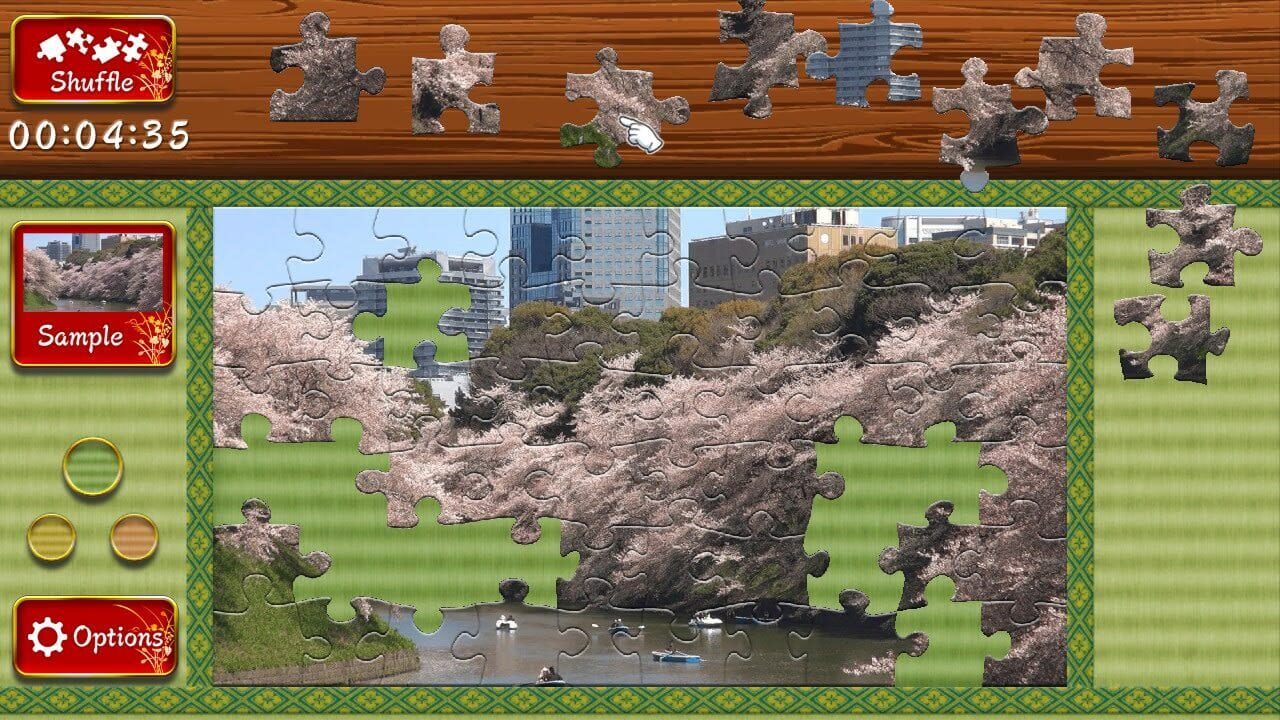 Screenshot for Animated Jigsaws: Beautiful Japanese Scenery