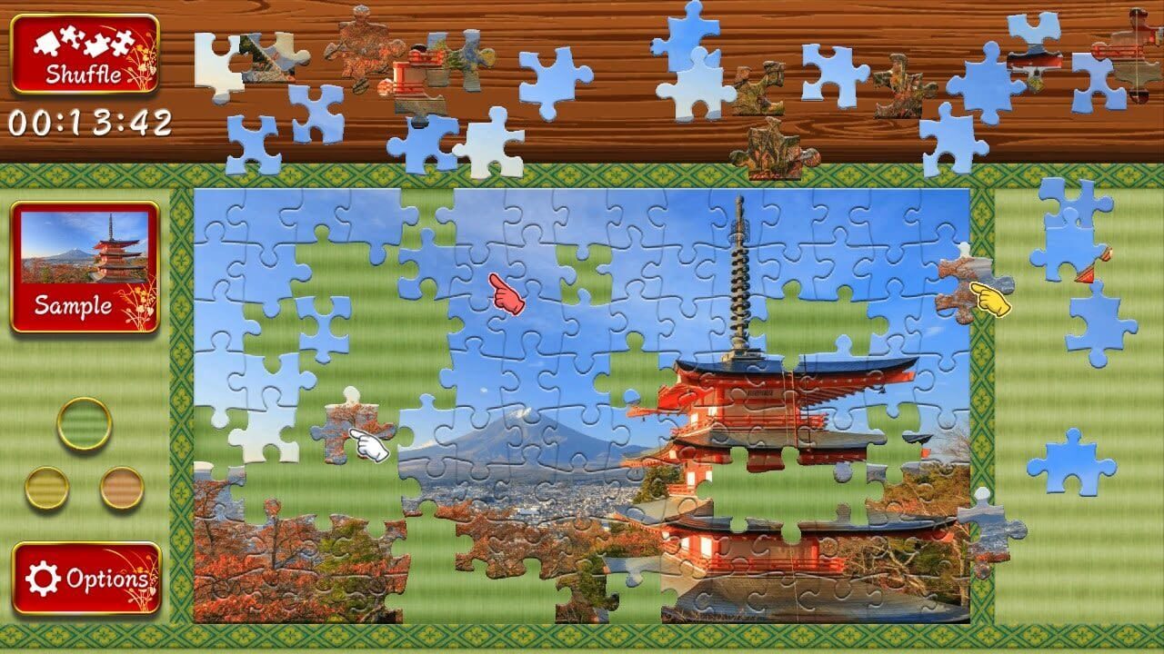 Screenshot for Animated Jigsaws: Beautiful Japanese Scenery